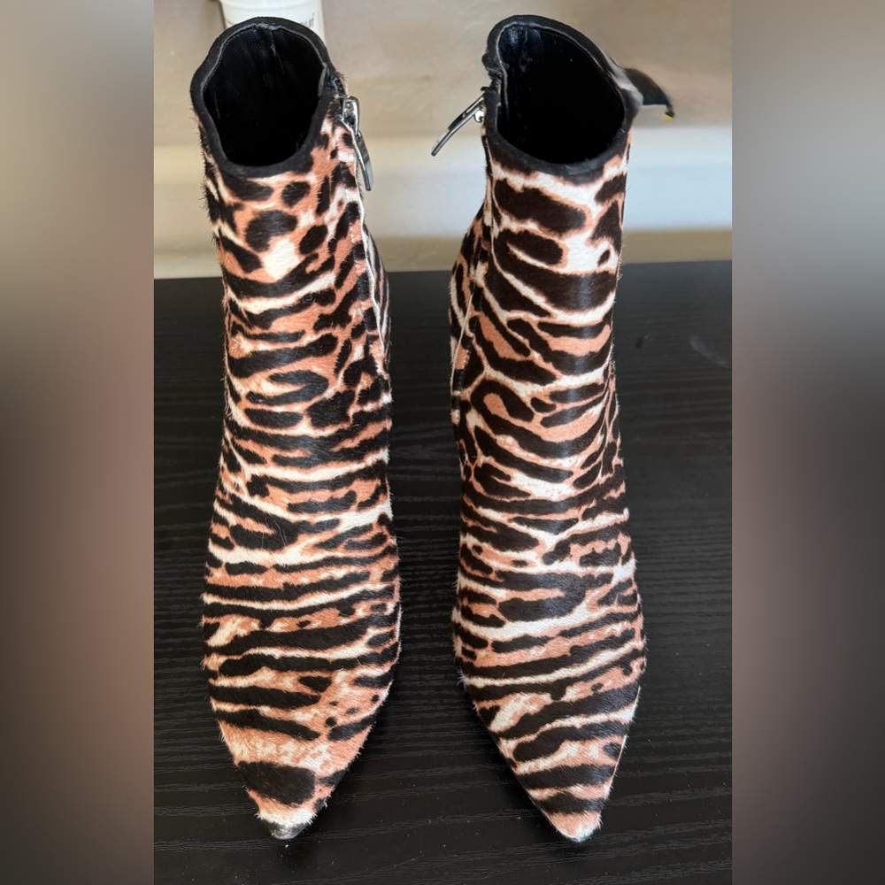 NO LONGER FOR SALE -  Animal Print Heeled Bootie 7.5
3.5 inches heel
